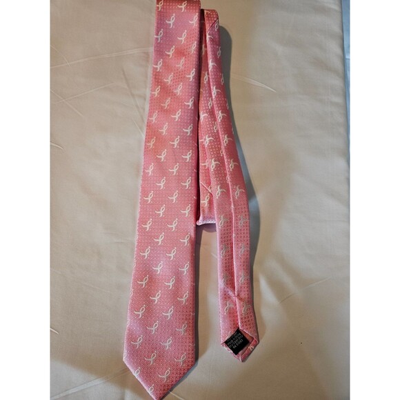 Susan G. Komen Knots For Hope Men’s Breast Cancer Awareness Necktie! - Picture 1 of 6